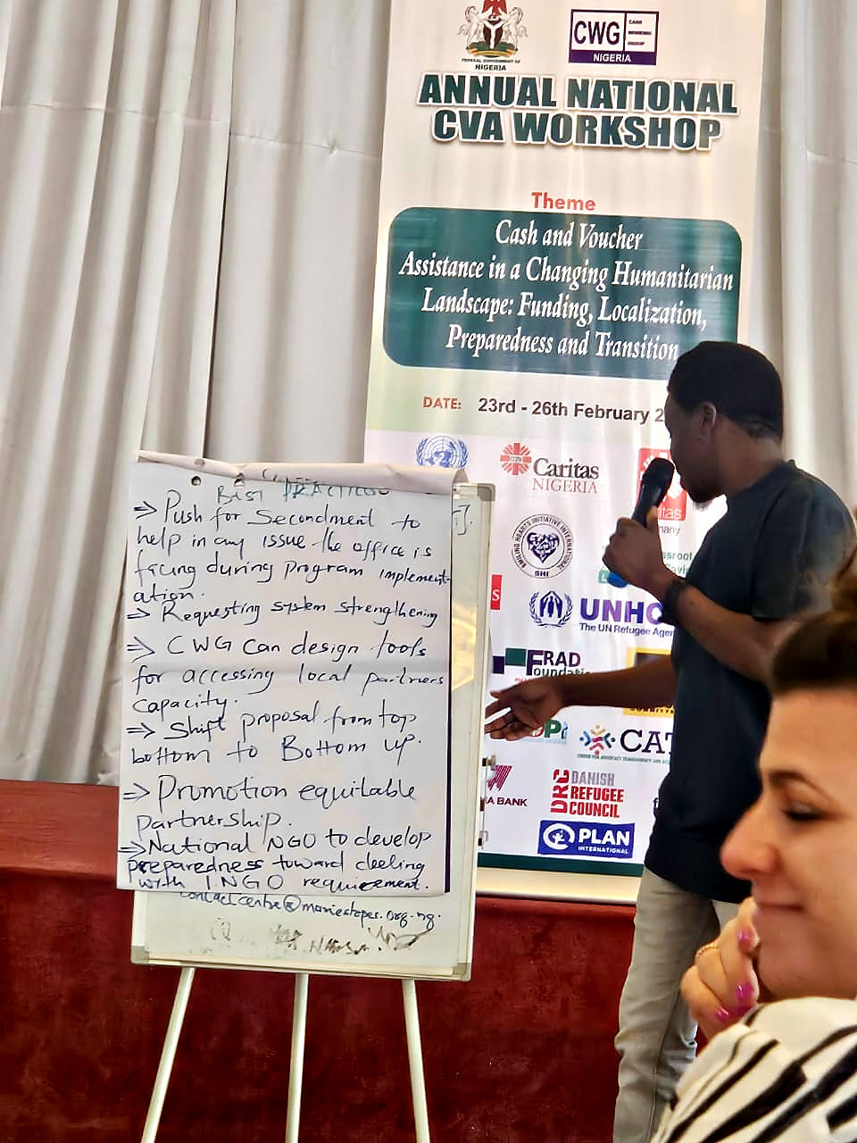 Working session on localization and partnership at the Annual National CVA Workshop 2026
