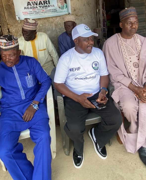EHF peacebuilding advocacy session with community leaders in Jos North, Plateau State